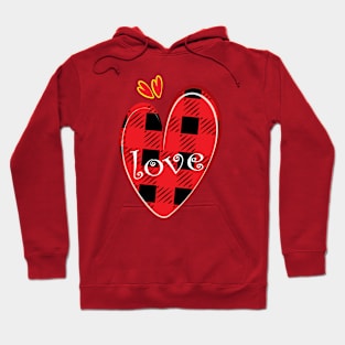 Valentines Day Cute Love Hearts Hoodie